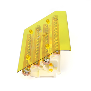 Haute qualité UKK vis Type 4 pôles cuivre Contact 600V Din Rail bloc borniers pour la Distribution d'énergie - Product Image 1