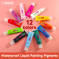 Peinture liquide pour le visage imperméable et résistante à la transpiration pour enfants, maquillage corporel longue durée pour piscine et fêtes d'été