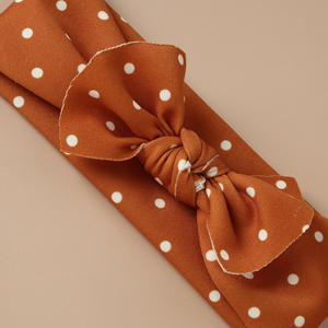 Diadema de nailon para niños, accesorios para el cabello, diadema elástica de doble capa con lazo suave para bebés - Product Image 3