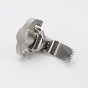 EMKA 1000-U429-01 Dual Padlockable Wing <strong>Knob</strong> Quarter Turn Cam Lock Power Distribution Cabinet <strong>Door</strong> 1/4 Turn Lock Latch - Product Image 2