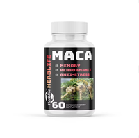Capsules d'extrait de maca noire 60 pièces de marque privée dose de 500mg pour adultes regain d'énergie et amélioration masculine