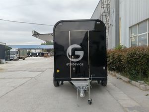 Chariots à nourriture et camions à café mobiles entièrement équipés Remorques à nourriture pour chevaux en aluminium et en fibre de verre Remorques concessionnaires pour snacks - Product Image 4
