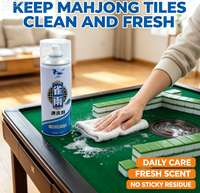 Nettoyant Moderne pour Tuiles de Mahjong – Spray Anti-Salissures et Anti-Graisse pour Machines Automatiques de Mahjong et Usage Domestique