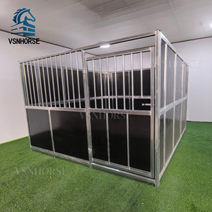 Establo Portátil para <span class=keywords><strong>Caballos</strong></span>, Refugio Temporal con Paneles Modulares de HDPE, Kits de Boxes Móviles Económicos para Eventos - Product Image 2