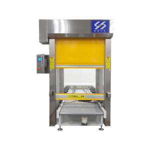 ประตูม้วนพีวีซีประตูม้วนขึ้นสำหรับการประชุมเชิงปฏิบัติการคลังสินค้าผ้าพีวีซีกันฝุ่นปลอดภัยไฟฟ้าปรับแต่งได้ตามต้องการ - Product Image 2