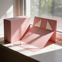 Caja de Regalo Magnética Plegable, Caja de Embalaje Plegable de Lujo con Logotipo Personalizado para Bodas, Fiestas y Festivales, Venta al por Mayor