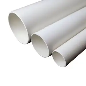 Hot Selling Round Pvc Drainage Pipe Custom Size Durable White Large Caliber Waste Pvc Pipe 180mm