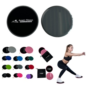 Слайдеры для фитнеса с индивидуальным логотипом: диски для пилатеса, упражнений для пресса и тренировок на пол - Product Image 1