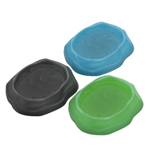 NOMOY <span class=keywords><strong>PET</strong></span> Pequeno Tamanho Grande Imitação Rocha De Plástico Água Comida Tigela Prato Réptil Tigela Alimentador - Product Image 1