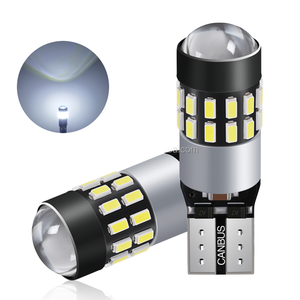 หัวเผาป้ายทะเบียนรถยนต์12V 3014 30smd W5W ไม่มีขั้วหลอดไฟ LED T10ไม่มีข้อผิดพลาดโรงงานใหม่ - Product Image 2