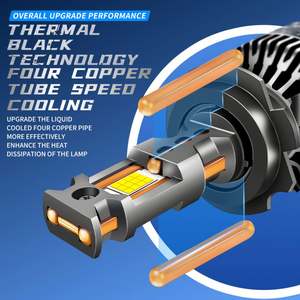 Ampoule de phares de voiture LED super lumineuse 300W H4 H7 H9 H11 H13 6500K blanc froid 9004 9005 ampoule LED - Product Image 2