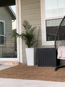 Grand <span class=keywords><strong>pot</strong></span> de fleurs en <span class=keywords><strong>plastique</strong></span> moderne et durable pour le sol, la maison et le jardin - Jardinière décorative - Product Image 2