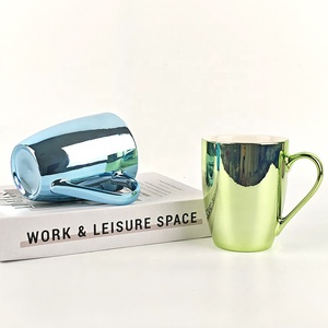 Cerámica de Alta Calidad para Tazas con Elegante Asa Chapada en Oro para Uso Personal o Regalos al por Mayor para Sublimación - Product Image 6