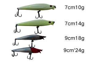 Leurre de pêche artificiel réaliste 3D multi-couleurs en ABS pour la pêche en eau salée et en eau douce avec hameçon barbelé - Product Image 2