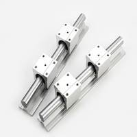 Riel Guía Lineal Redondo de Aluminio SBR12 SBR16 SBR20 SBR25 de 1000mm de Venta Caliente, Bloque Deslizante Lineal con Rodamiento, Rieles Lineales