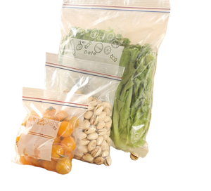 PE Self Sealing Transparent Stand Pouch for Food <b>Packaging</b> Gravure Printing 3mm Thickness Recyclable Bulk Wholesale <b>Plastic</b> Bags - Product Image 1
