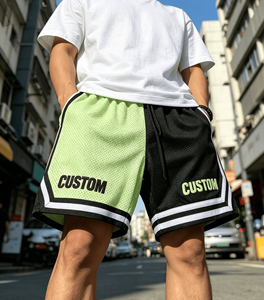Pantalones Cortos Deportivos Transpirables con Bordado Personalizado de Diseño Nuevo para Hombre, Servicio OEM - Product Image 4
