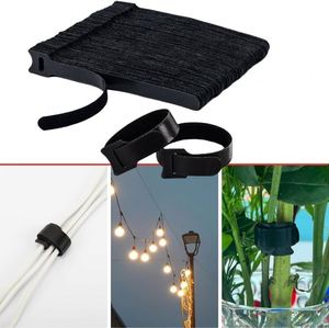 Attaches de câbles de bureau en nylon de haute qualité, auto-bloquantes, auto-adhésives, à double face, avec fermeture auto-agrippante - Product Image 5