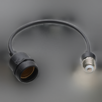 Adaptateur de support à vis E27, prise étanche E26, accessoires pour lampe suspendue E14, câble de conversion, cordon d'alimentation