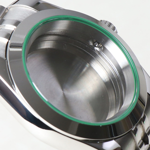 Caja de Reloj Minutesecond NH35 de 39 mm, Acero Inoxidable, Hecha a Mano, Cristal de Zafiro Verde, Esfera de 28,5 mm - Product Image 5