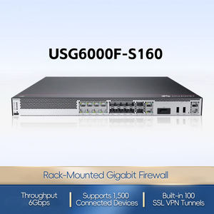 USG6000F-S160-AC Gigabit Enterprise AI Firewall Core VPN Security Gateway 6Gbps Throughput 4M Connections in Stock - Product Image 1