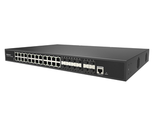สวิตช์ PoE แบบจัดการ 36 พอร์ต รองรับการรวมวงจรแบบวนซ้ำ <span class=keywords><strong>24PG</strong></span>+8GF+4TF(SFP+) 10G (ONV-POE36036PFM) - Product Image 2