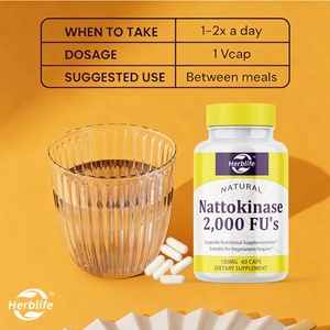 Capsules de Nattokinase OEM ODM 2000 FU/100mg - Enzyme naturelle issue de soja fermenté, soutien à la circulation sanguine saine, végétalien - Product Image 4