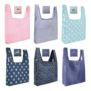 Custom Reusable Recycled Polyester <b>Foldaway</b> Pouch Grocery Shopping Trolley <b>Tote</b> <b>Bags</b> Rpet Foldable <b>Bags</b> - Product Image 6