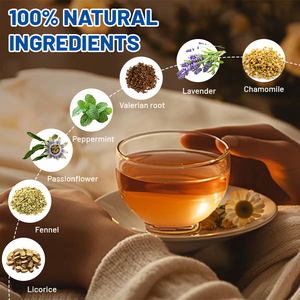 Cápsulas de Té para Dormir de Marca Propia, Alivio del Estrés, Ayuda para Dormir, Valeriana, Té Relajante, Cápsulas K - Product Image 3