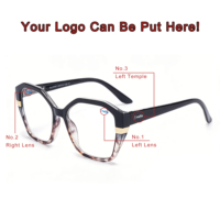 Vente en gros de lunettes de lecture de qualité supérieure avec logo personnalisé, légères, de style œil de chat, pour femmes