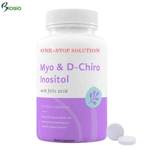 Myo et D-Chiro Inositol mélange avec folate Comprimé Complément alimentaire équilibre hormonal, ovulation et soutien ovarien pour femmes - Product Image 1