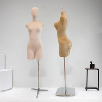Mannequin Femme Taille Européenne Mi-Corps avec Grosses Hanches, Jambes et Tête pour Vitrine de Magasin de Vêtements