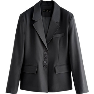 Women's Professional Suit Set Midi Skirt Blazer Office Lady Anti-Wrinkle <b>Work</b> Commuting - Product Image 5