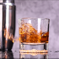 Vaso de Whisky de Cristal de Lujo con Base de Cabeza de Elefante 3D, Sin Plomo, Estilo Old Fashioned, para el Hogar, Bar, Fiestas, Regalo para Hombre