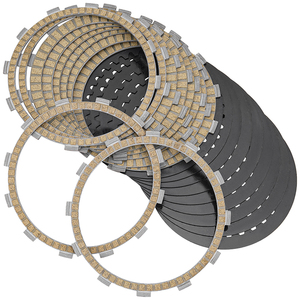 Kit de plaques de friction et de plaques d'embrayage en acier pour moto X-WEDGE Tourer VS2000 Navigator VT2000 Pathfinder <span class=keywords><strong>RX2000</strong></span> Rover RL2000 - Product Image 5