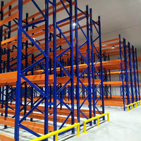 Système de rayonnage à palettes en acier OEM ODM réglable et personnalisable (couleur, hauteur, profondeur) pour entrepôt et stockage avec chariot élévateur