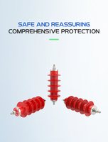 Parafoudre à oxyde métallique haute tension HY5WS-17, dispositif de protection contre la foudre à boîtier polymère pour la distribution électrique