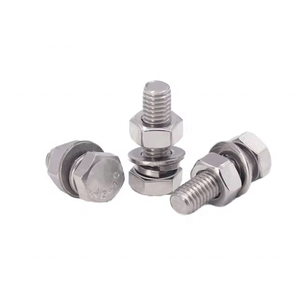 Tornillos y Tuercas Hexagonales de Acero Inoxidable A2-70 Personalizados OEM ODM, Tornillos M6 M8 M10 M12 M14 M16 M18 M20, Tornillos y Tuercas de Cabeza Hexagonal - Product Image 1