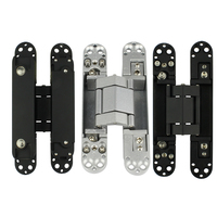 Rentable 40kg 60kg 80kg charnière dissimulée 3d réglable en alliage de zinc charnières de porte hautes charnière de porte cachée invisible