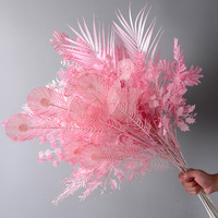 Flores Artificiales de Color Rosa para Decoración de Bodas, Techos de Salones y Hogares