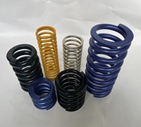 Ressort de compression industriel robuste sur mesure, à grande bobine, résistant à la chaleur