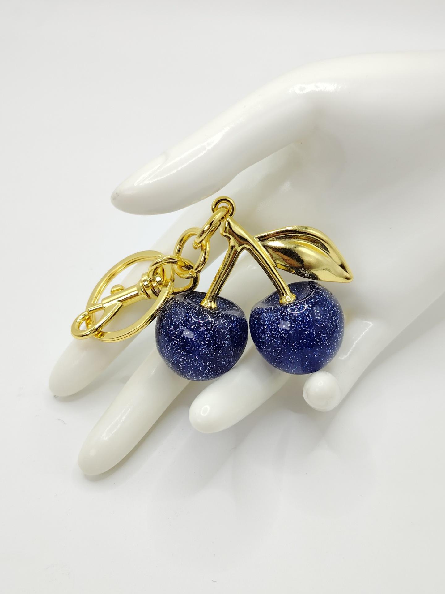 Petite cerise-bleu foncé-2,5cm