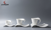 Tasse à café et soucoupe en céramique blanche et colorée de 80-330 ml, ensemble de tasses à café et soucoupes avec logo, ensemble de tasses à thé en porcelaine