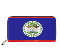Dompet Bendera Antigua Dompet Panjang Kulit Dengan Kapasitas Besar Dompet Kulit Cocok untuk Wanita Perjalanan Penggunaan Sehari-hari
