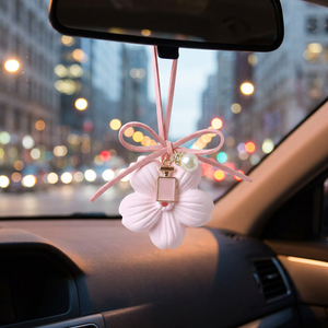 Ambientador de yeso sólido con forma de flor y aroma duradero, evaporación natural, decoración elegante para el interior del coche - Product Image 4
