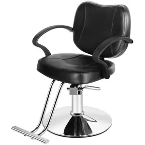 Hydraulic Beauty Salon Equipment Easy To Clean Chair Light luxury stainless steel 3AM lifting hair chair