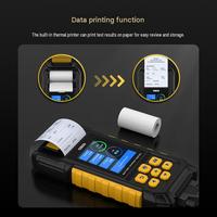 Herramienta de Diagnóstico y Análisis BT760 de 12V 24V, Probador de Baterías Universal para Automóviles/Motocicletas con Impresora