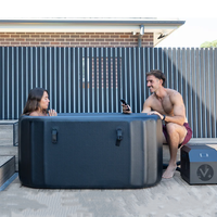 Bain de glace et baignoire de plongeon froid gonflables portables en PVC personnalisés pour la récupération et la thérapie sportive en extérieur