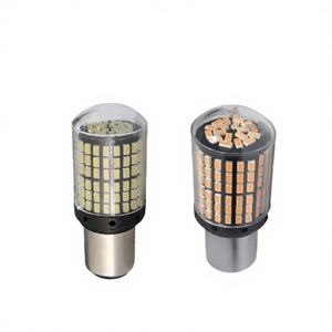 หลอดไฟ LED สีเหลืองอำพัน S25 1156 1157 Canbus Error Free P21W P21/5W 12/24V ชิป LED สำหรับไฟ DRL ไฟเลี้ยว ไฟเบรก ไฟถอยหลัง  สำหรับดัดแปลง/อัพเกรด - Product Image 3