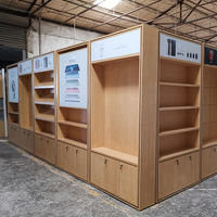 Armoire de présentation murale Penbo latte personnalisée conçue pour les accessoires de téléphone portable présentoirs